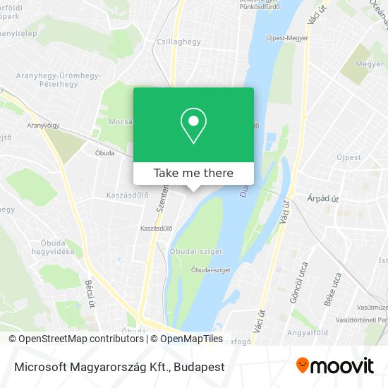 Microsoft Magyarország Kft. map