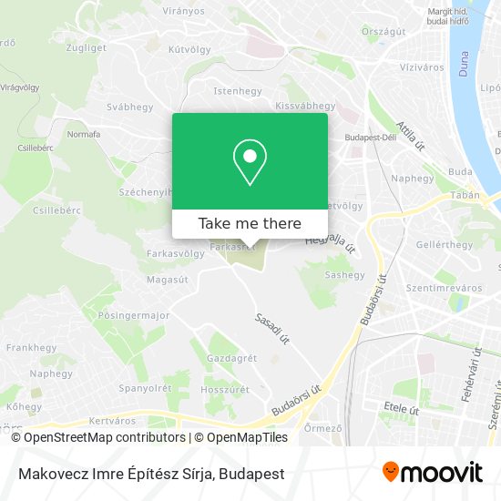 Makovecz Imre Építész Sírja map