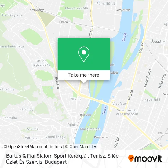 Bartus & Fiai Slalom Sport Kerékpár, Tenisz, Síléc Üzlet És Szerviz map