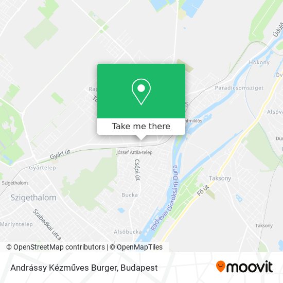 Andrássy Kézműves Burger map