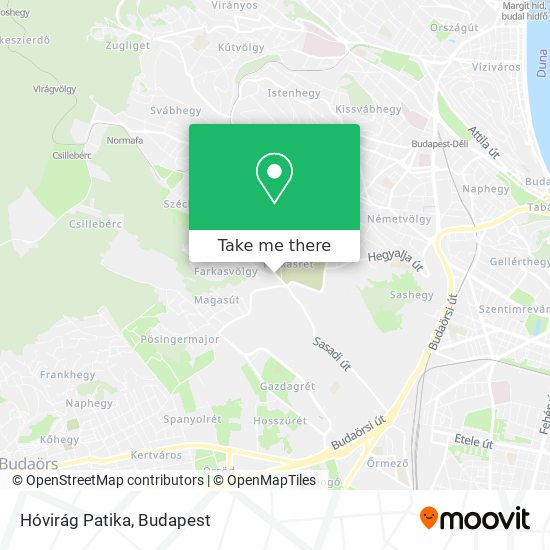 Hóvirág Patika map