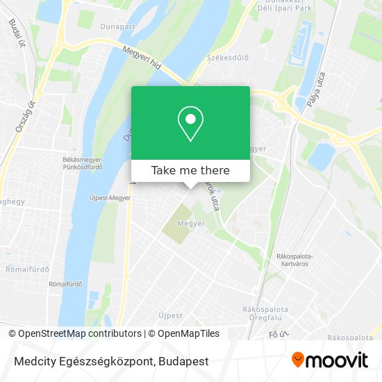 Medcity Egészségközpont map