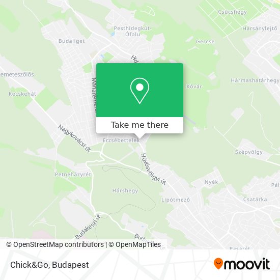 Chick&Go map