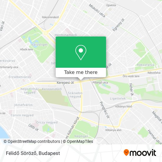 Félidő Söröző map