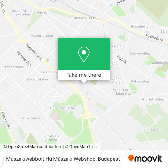 Muszakiwebbolt.Hu Műszaki Webshop map