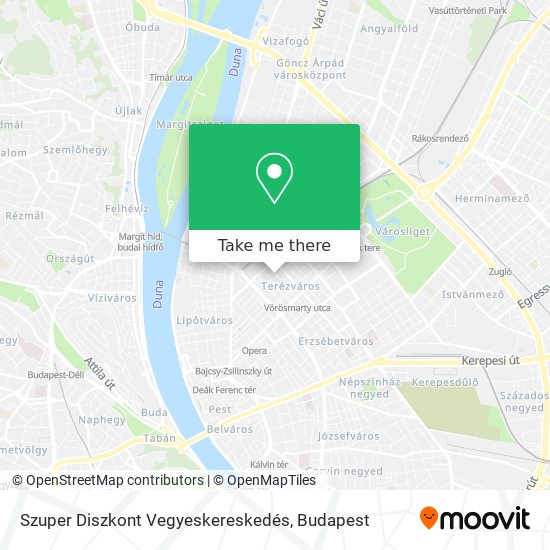 Szuper Diszkont Vegyeskereskedés map