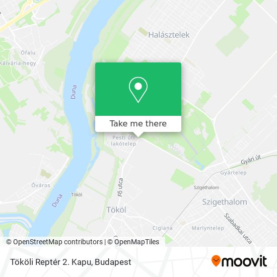 Tököli Reptér 2. Kapu map