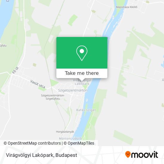 Virágvölgyi Lakópark map