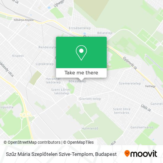 Szűz Mária Szeplőtelen Szíve-Templom map