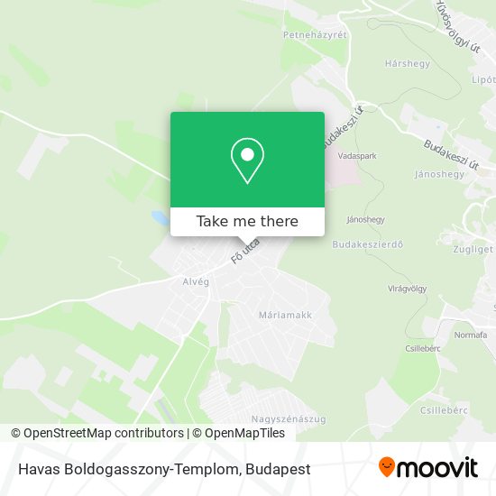 Havas Boldogasszony-Templom map