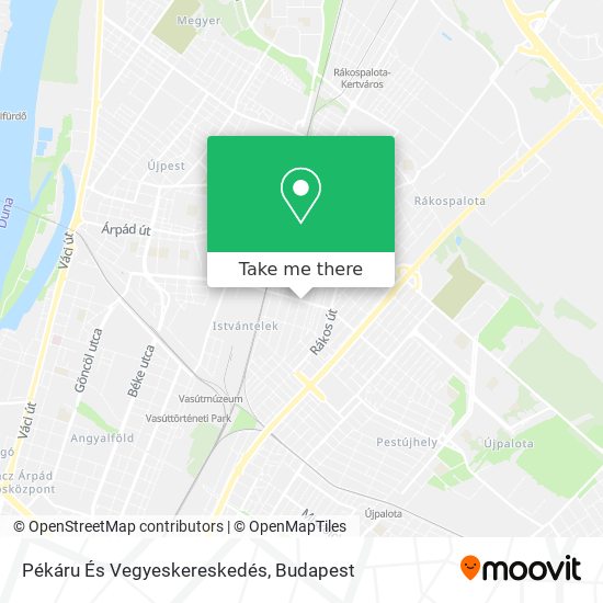 Pékáru És Vegyeskereskedés map