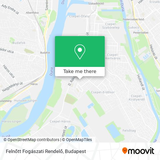 Felnőtt Fogászati Rendelő map