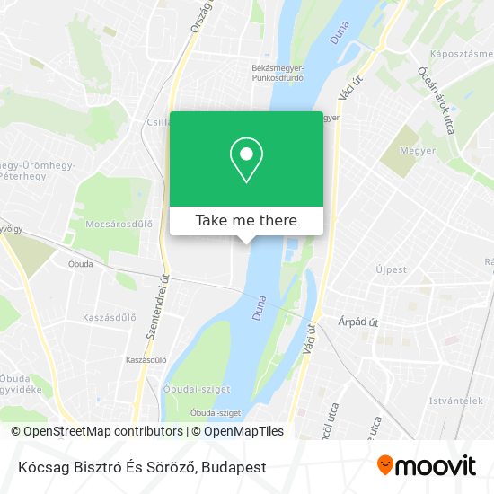 Kócsag Bisztró És Söröző map