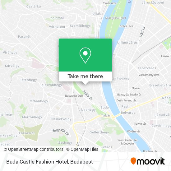 Buda Castle Fashion Hotel map