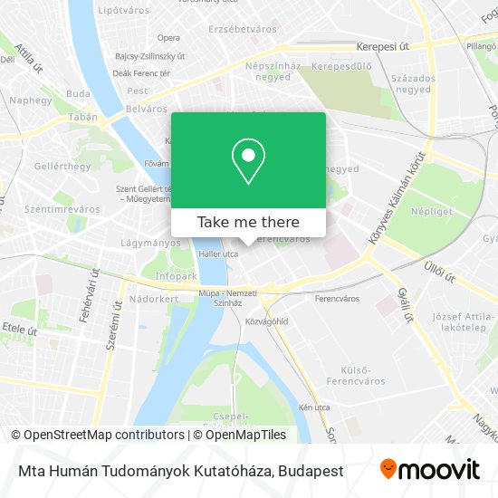Mta Humán Tudományok Kutatóháza map