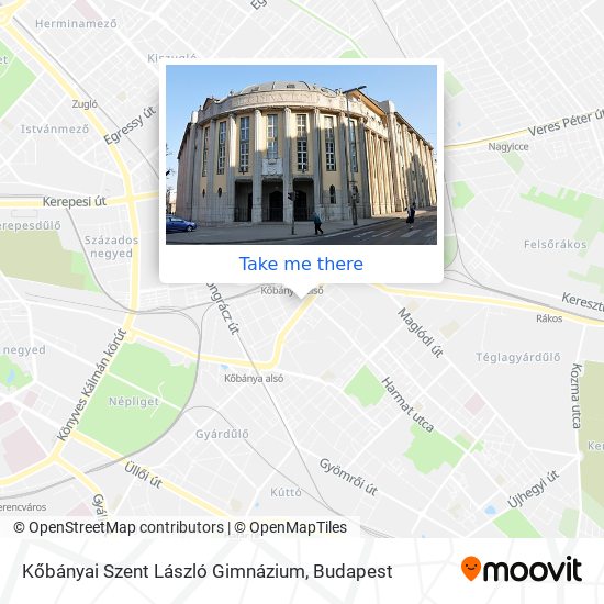 Kőbányai Szent László Gimnázium map