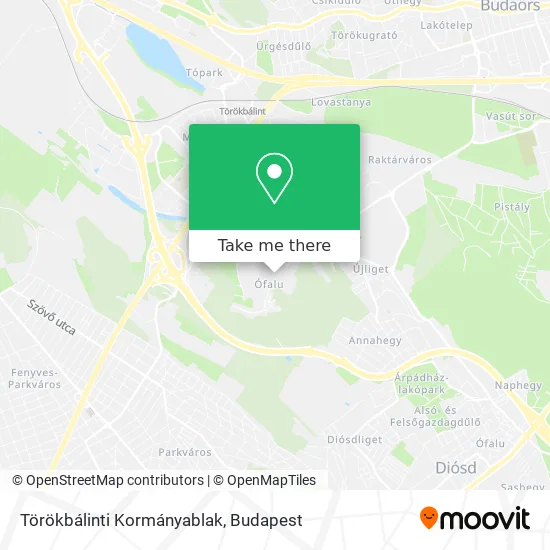 Törökbálinti Kormányablak map