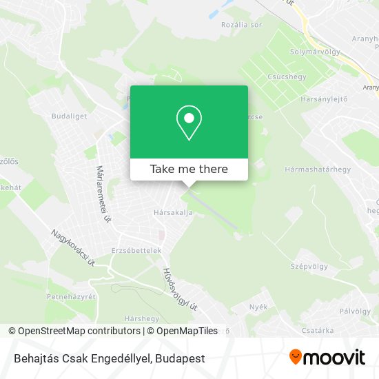 Behajtás Csak Engedéllyel map