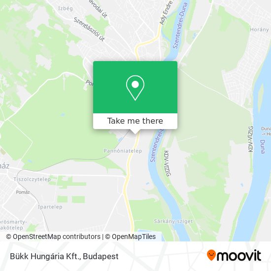 Bükk Hungária Kft. map