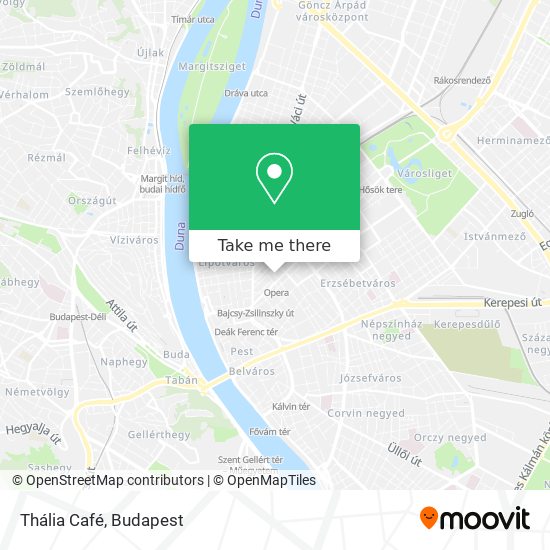 Thália Café map