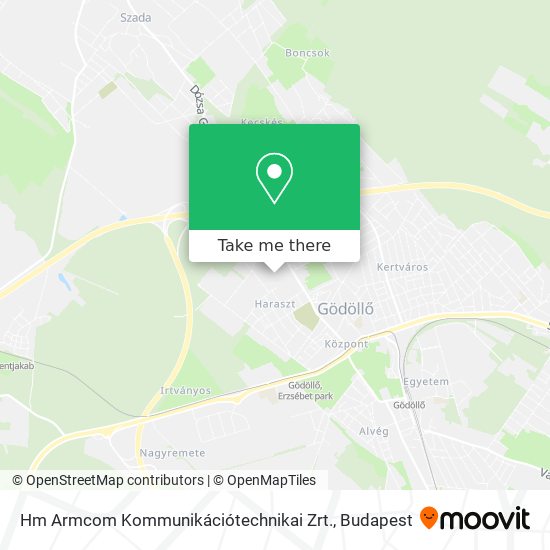 Hm Armcom Kommunikációtechnikai Zrt. map