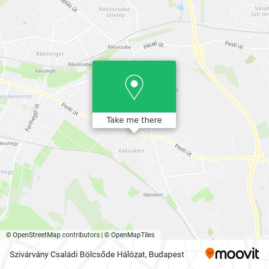 Szivárvány Családi Bölcsőde Hálózat map