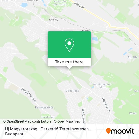 Új Magyarország - Parkerdő Természetesen map