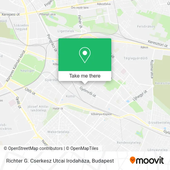 Richter G. Cserkesz Utcai Irodaháza map