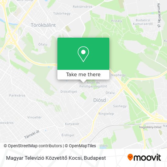 Magyar Televízió Közvetítő Kocsi map