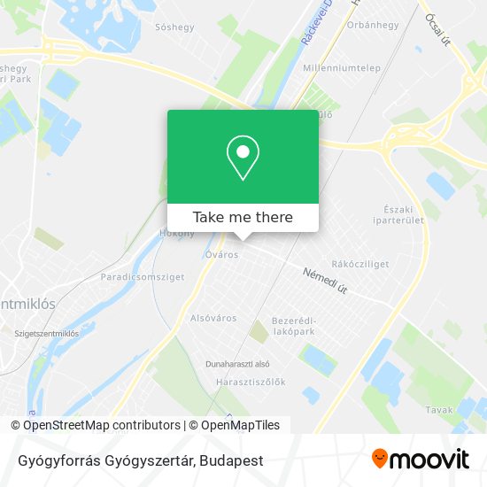 Gyógyforrás Gyógyszertár map