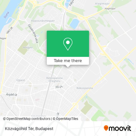 Közvágóhíd Tér map