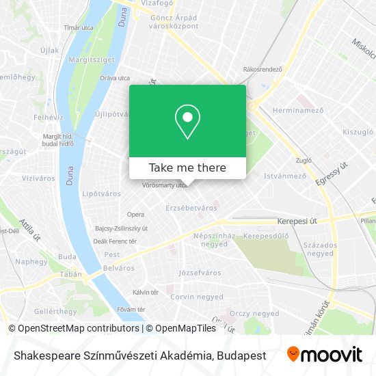 Shakespeare Színművészeti Akadémia map