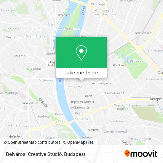 Belvárosi Creative Stúdió map