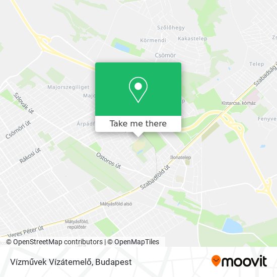 Vízművek Vízátemelő map