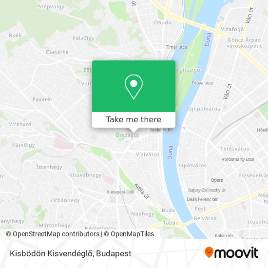 Kisbödön Kisvendéglő map