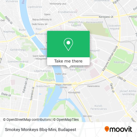 Smokey Monkeys Bbq-Mini map
