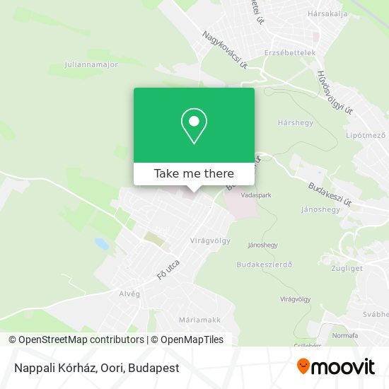 Nappali Kórház, Oori map