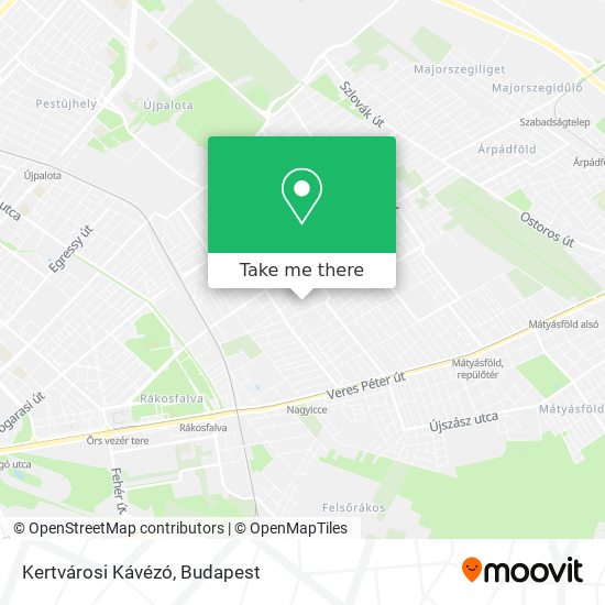 Kertvárosi Kávézó map