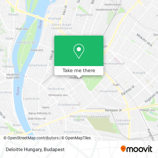 Deloitte Hungary map