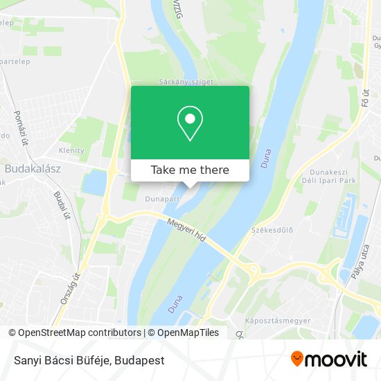 Sanyi Bácsi Büféje map