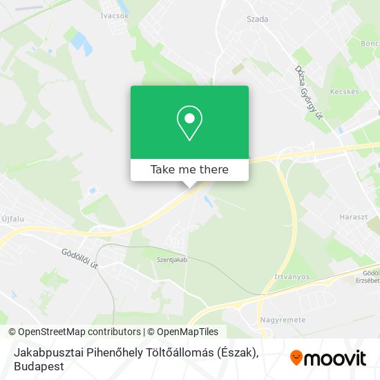 Jakabpusztai Pihenőhely Töltőállomás (Észak) map