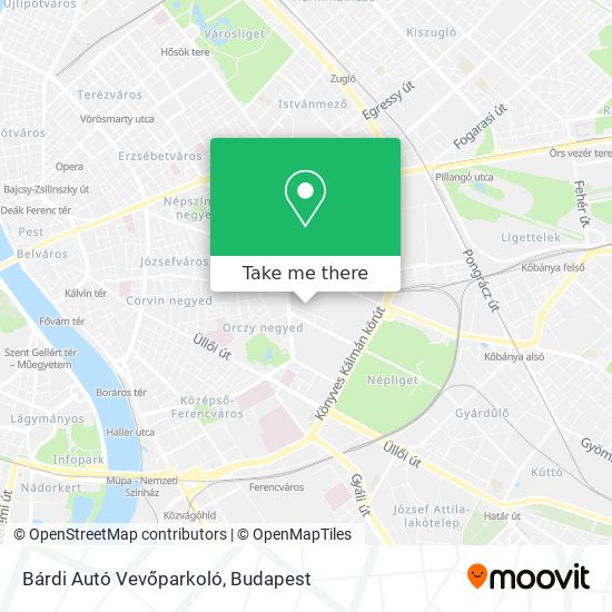 Bárdi Autó Vevőparkoló map