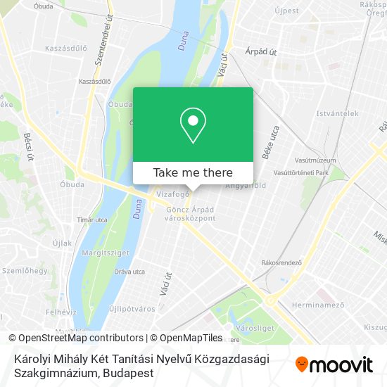 Károlyi Mihály Két Tanítási Nyelvű Közgazdasági Szakgimnázium map