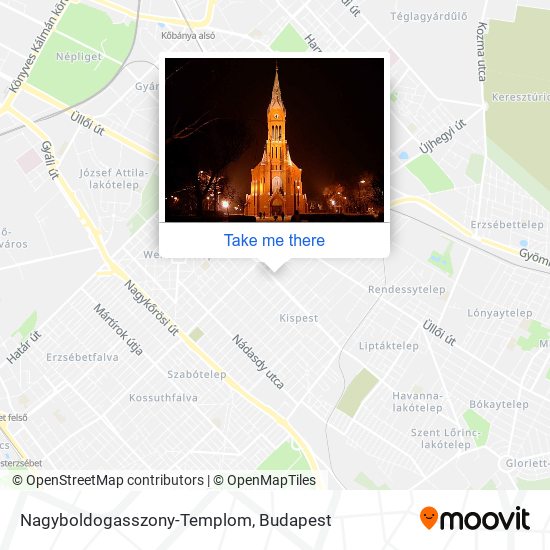 Nagyboldogasszony-Templom map