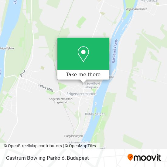 Castrum Bowling Parkoló map