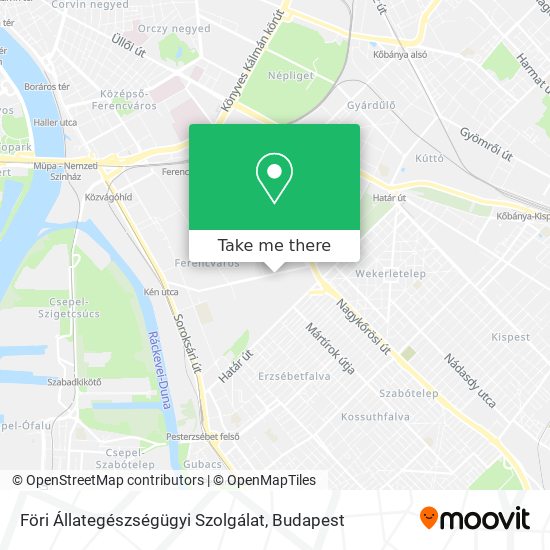 Föri Állategészségügyi Szolgálat map