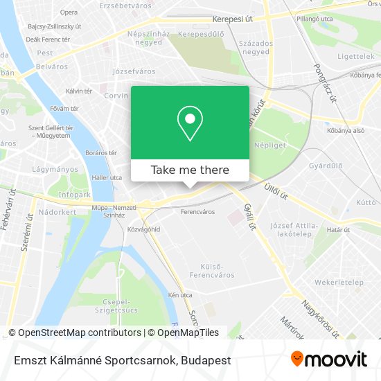 Emszt Kálmánné Sportcsarnok map