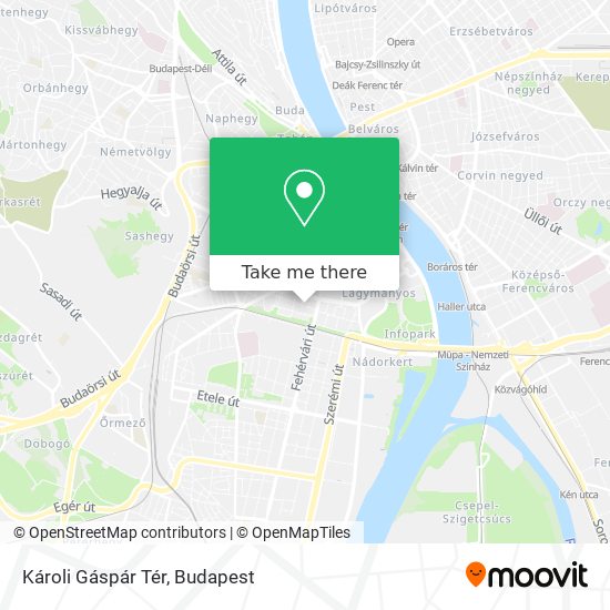 Károli Gáspár Tér map