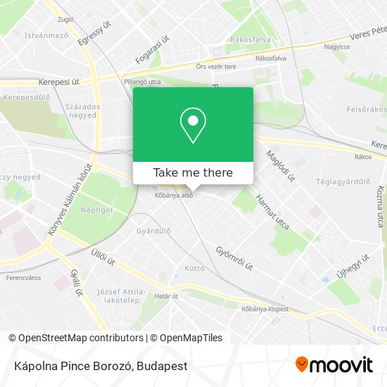 Kápolna Pince Borozó map