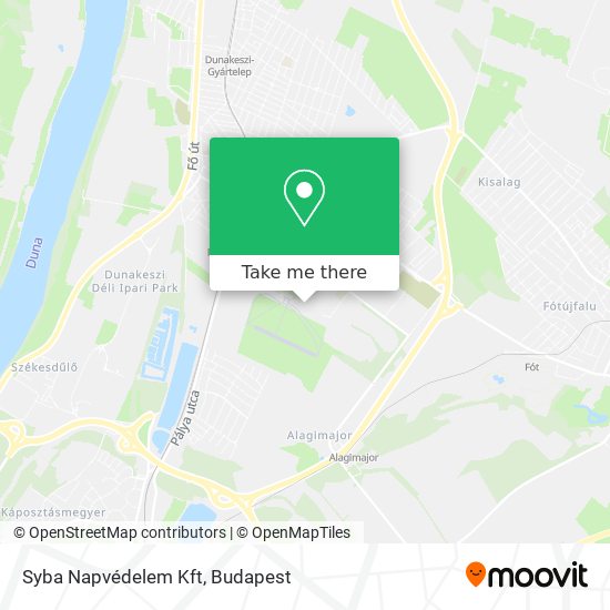 Syba Napvédelem Kft map